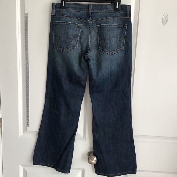 FOSSIL Long Live Vintage Flare Jeans Women’s Size 30 | Made in USA - Picture 2 of 13